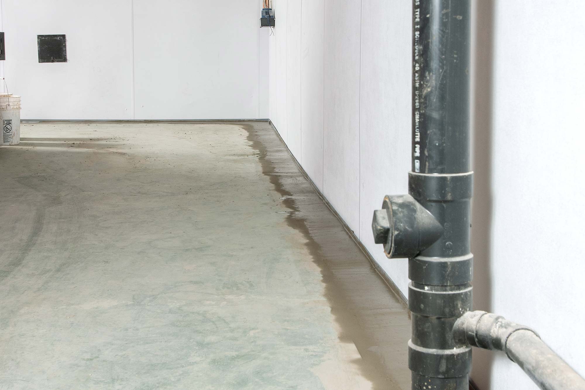 Thin Floor Drain System - APS Foundation Repair and Waterproofing