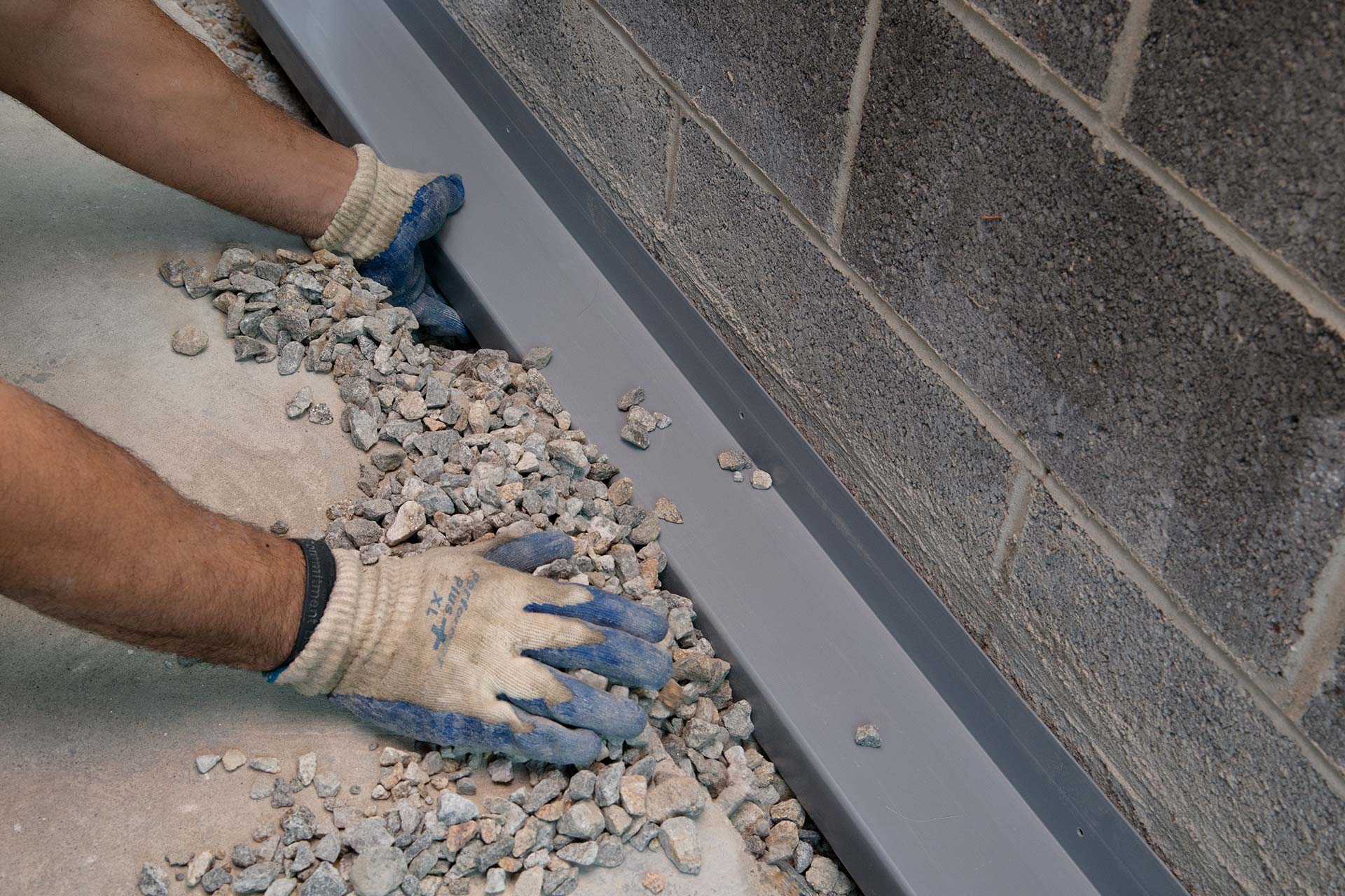 Thin Floor Drain System - APS Foundation Repair and Waterproofing