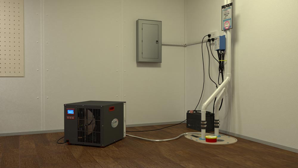 Sump Pumps with Battery Backup Systems