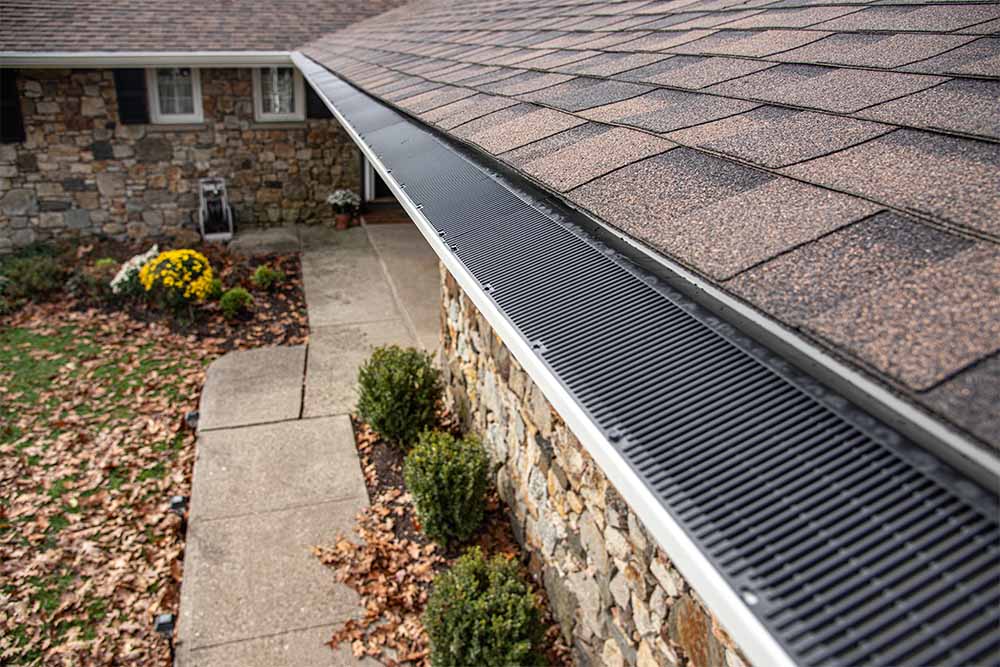 Photo of a gutter
