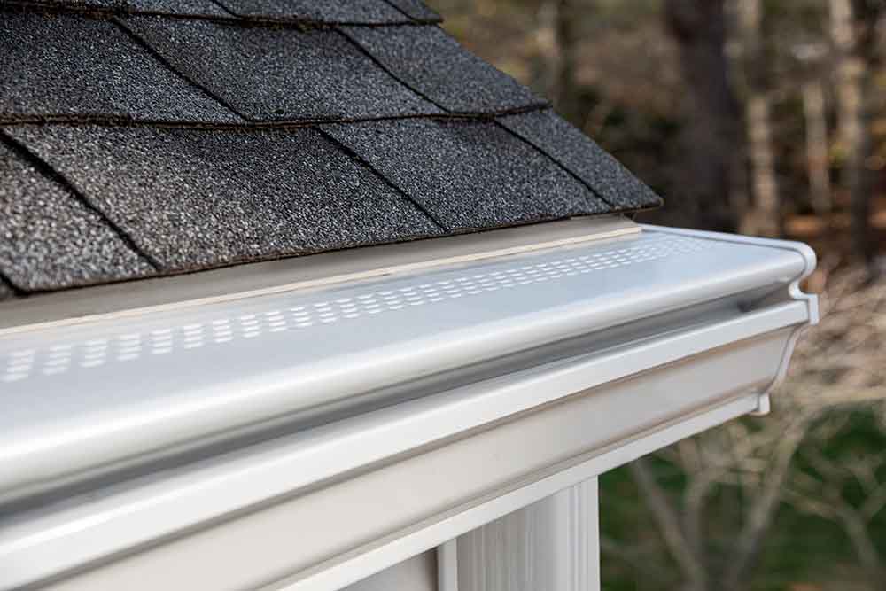 Photo of a gutter