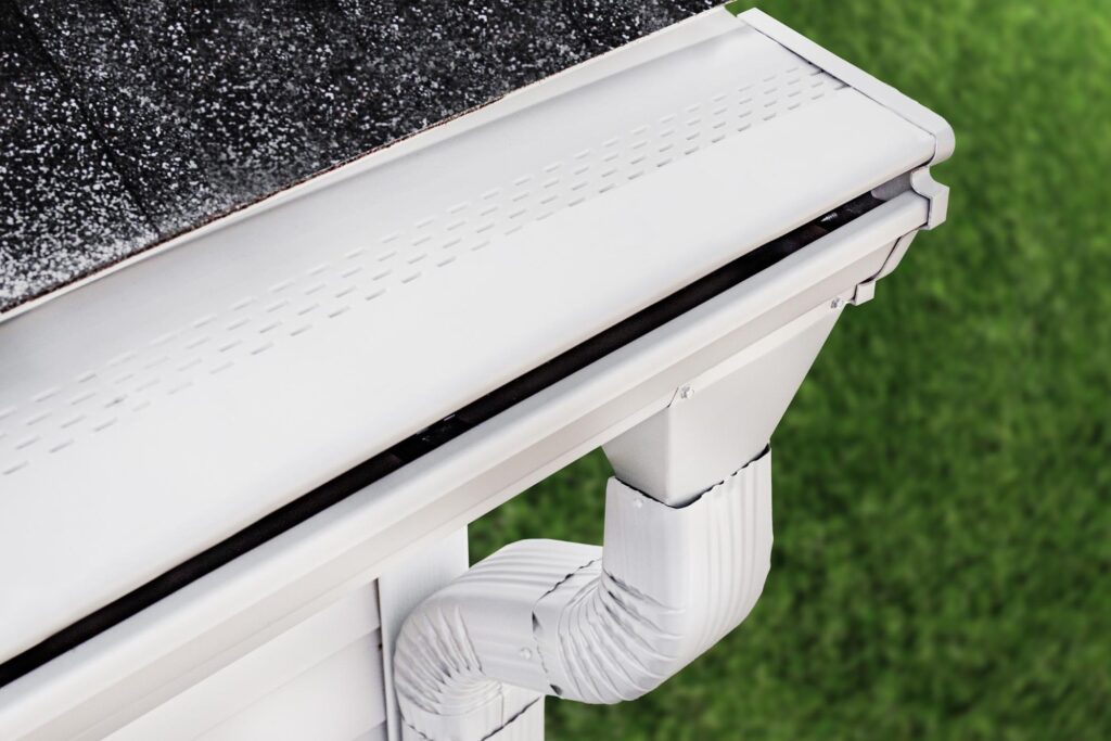 Photo of a gutter